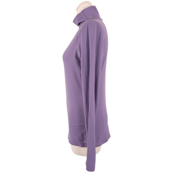 Lululemon Ethereal Mock Neck Purple Quartz Sz 8 - Picture 2 of 6